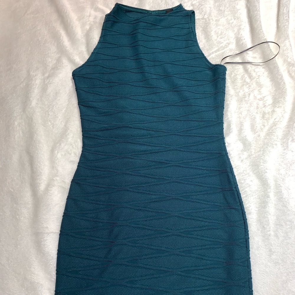 Dark green windsor dress